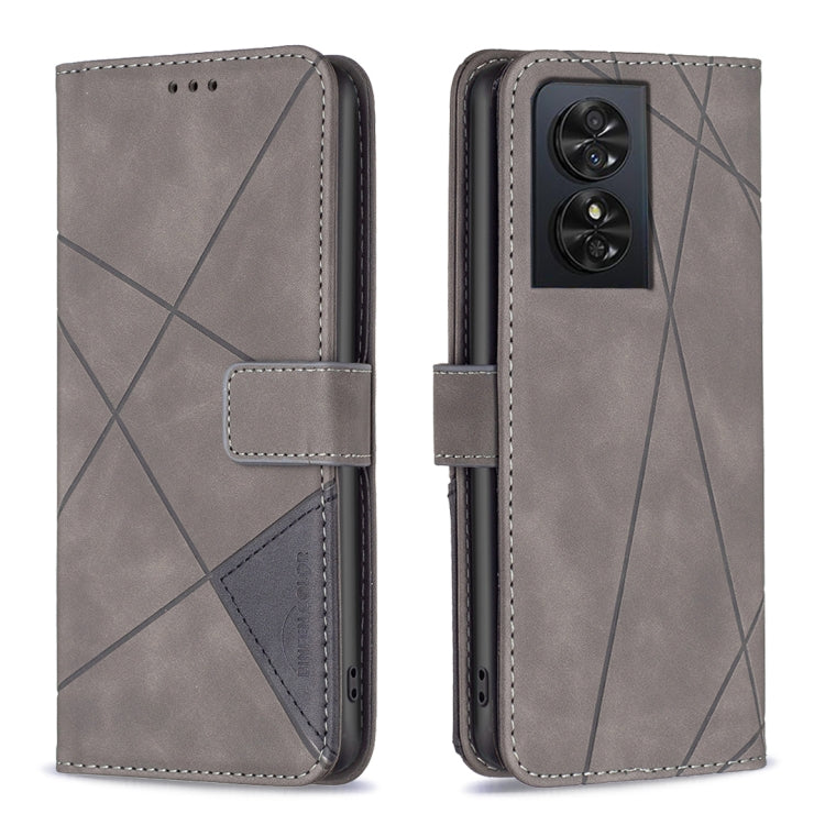 Magnetic Buckle Rhombus Texture Leather Phone Case, For TCL 50 SE, For TCL 40 NxtPaper, For TCL 40 SE, For TCL 405, For TCL 305 / 306 / 30 SE, For TCL 50 XE/50 XL 5G