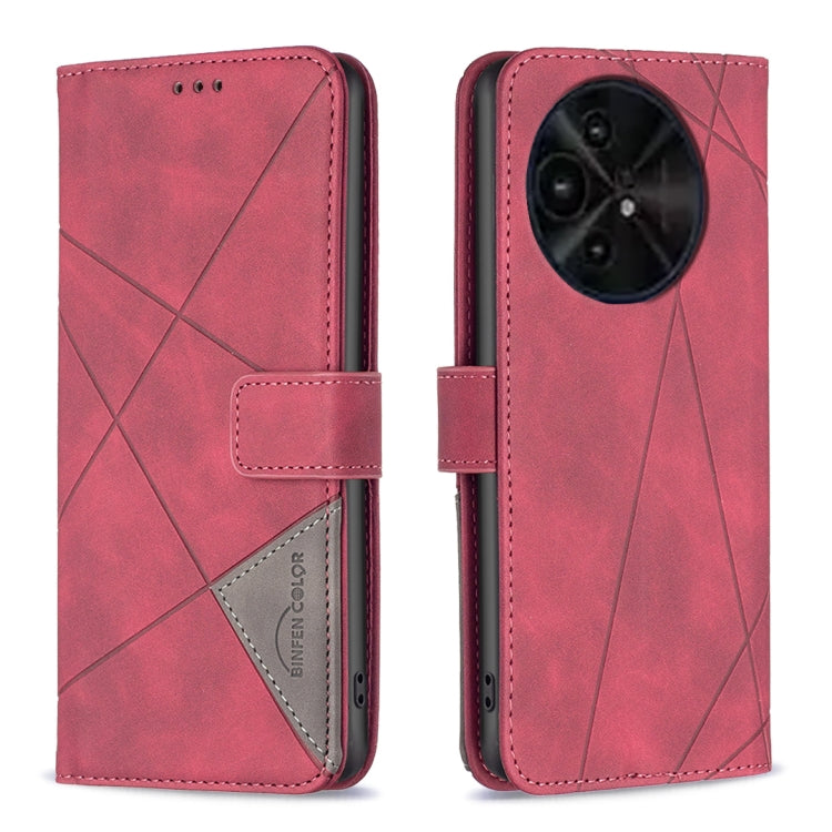 Magnetic Buckle Rhombus Texture Leather Phone Case, For TCL 50 SE, For TCL 40 NxtPaper, For TCL 40 SE, For TCL 405, For TCL 305 / 306 / 30 SE, For TCL 50 XE/50 XL 5G