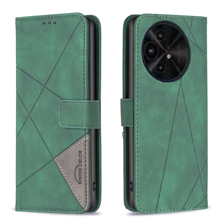 Magnetic Buckle Rhombus Texture Leather Phone Case, For TCL 50 SE, For TCL 40 NxtPaper, For TCL 40 SE, For TCL 405, For TCL 305 / 306 / 30 SE, For TCL 50 XE/50 XL 5G