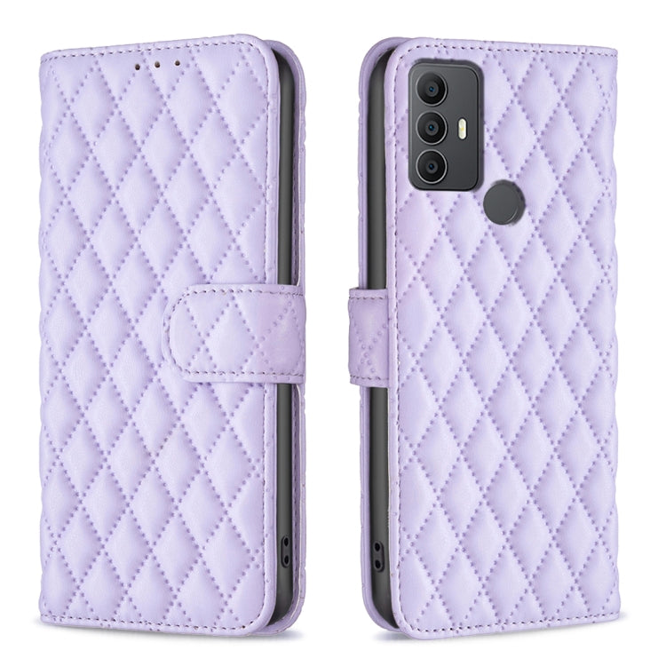 Diamond Lattice Wallet Flip Leather Phone Case, For TCL 50 XE, For TCL 50 SE, For TCL 40 NxtPaper, For TCL 40 SE, For TCL 405, For TCL 305 / 306 / 30 SE