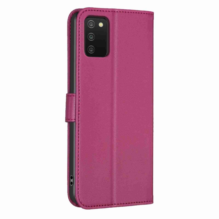 Four-leaf Embossed Leather Phone Case, For Samsung Galaxy A03s / A02s, For Samsung Galaxy A41, For Samsung Galaxy A22 4G, For Samsung Galaxy A22 5G, For Samsung Galaxy S21 FE 5G, For Samsung Galaxy A32 4G, For Samsung Galaxy A72, For Samsung Galaxy A52