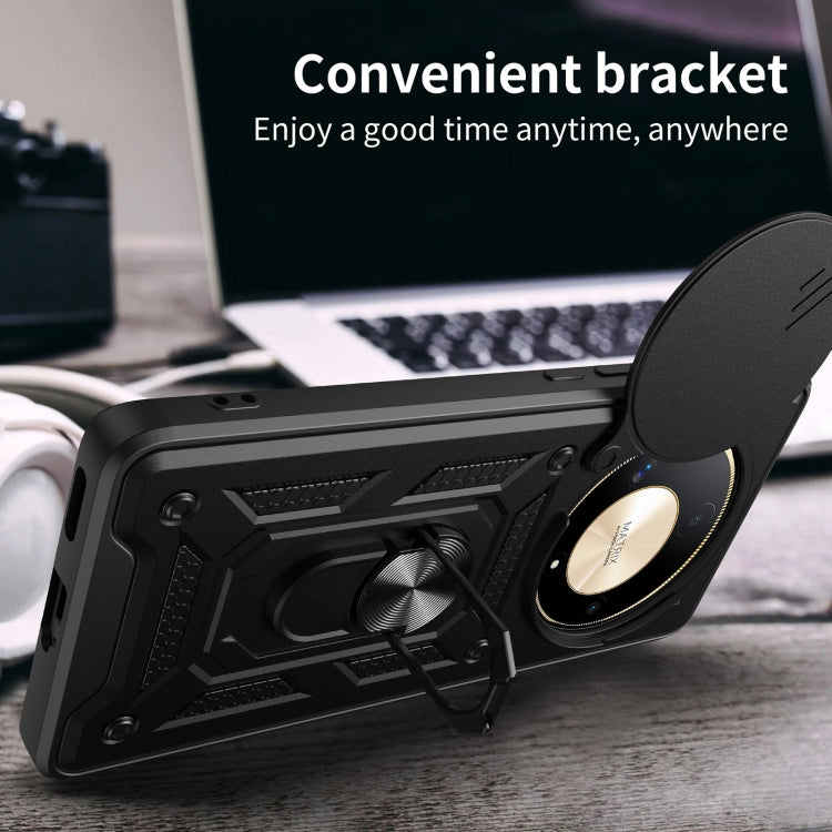 Sliding Camera Cover Design TPU+PC Phone Case, For Honor X9b, For Honor 90 5G, For Honor Magic5 Pro