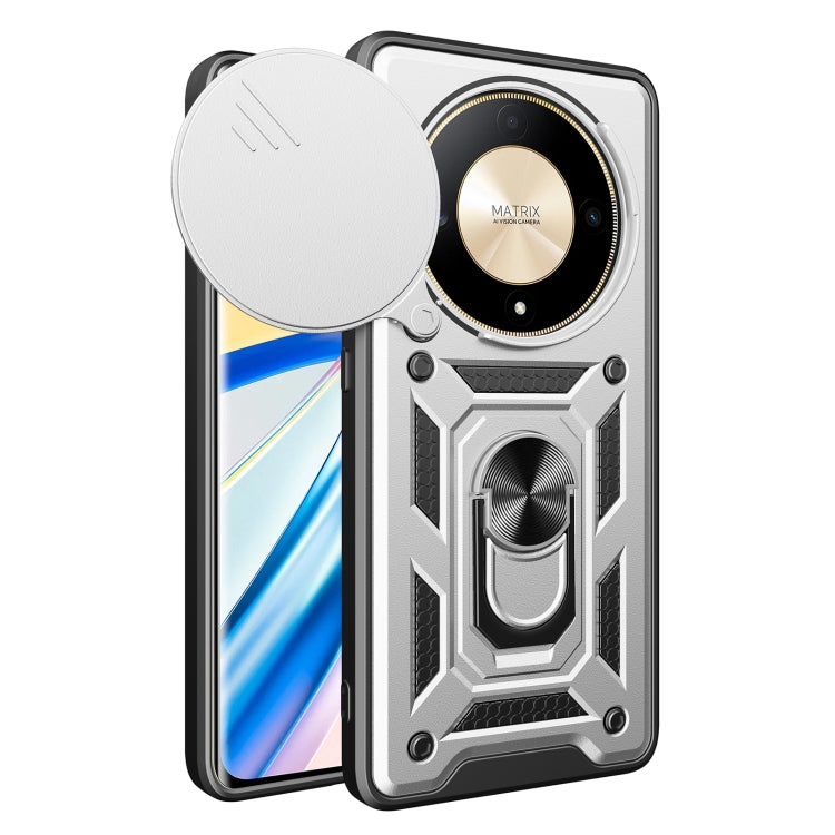Sliding Camera Cover Design TPU+PC Phone Case, For Honor X9b, For Honor 90 5G, For Honor Magic5 Pro