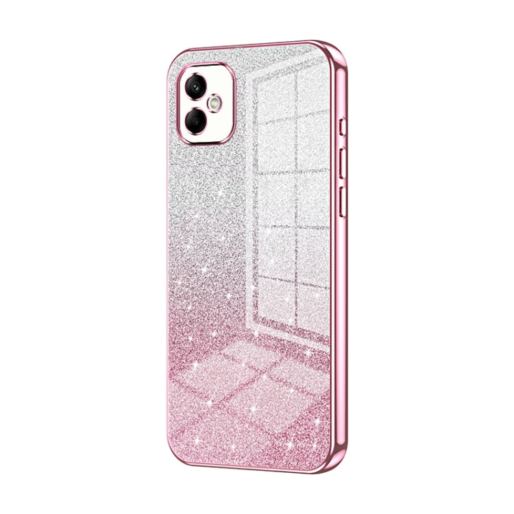 Gradient Glitter Powder Electroplated Phone Case, For Samsung Galaxy C55, For Samsung Galaxy S24 Ultra 5G, For Samsung Galaxy S24+ 5G, For Samsung Galaxy S24 5G, For Samsung Galaxy A05, For Samsung Galaxy A05s