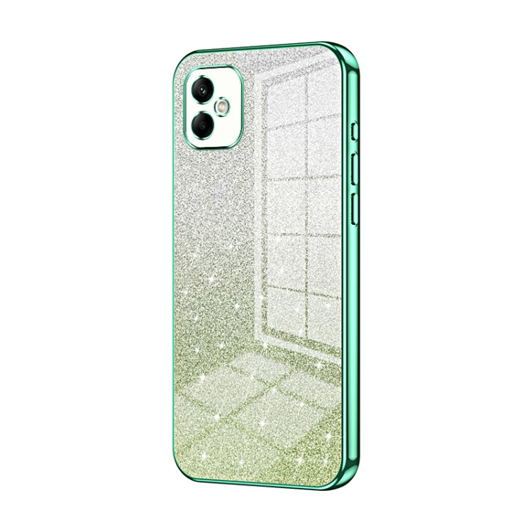Gradient Glitter Powder Electroplated Phone Case, For Samsung Galaxy C55, For Samsung Galaxy S24 Ultra 5G, For Samsung Galaxy S24+ 5G, For Samsung Galaxy S24 5G, For Samsung Galaxy A05, For Samsung Galaxy A05s