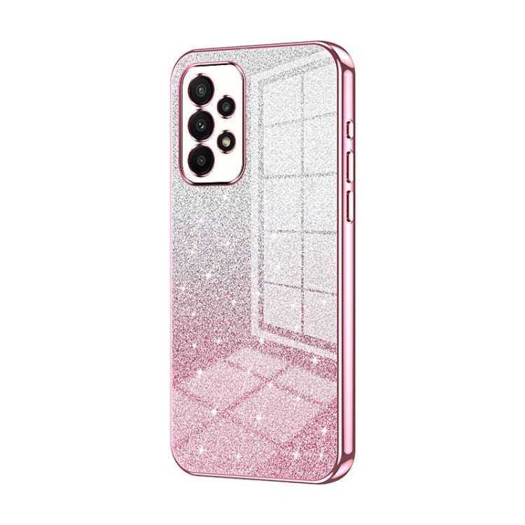 Gradient Glitter Powder Electroplated Phone Case, For Samsung Galaxy A23, For Samsung Galaxy A53 5G, For Samsung Galaxy A33 5G, For Samsung Galaxy A13 4G, For Samsung Galaxy S22 Ultra 5G, For Samsung Galaxy S22+ 5G