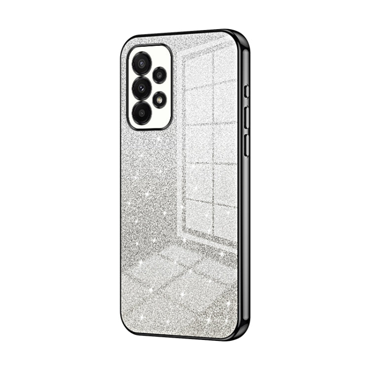 Gradient Glitter Powder Electroplated Phone Case, For Samsung Galaxy A23, For Samsung Galaxy A53 5G, For Samsung Galaxy A33 5G, For Samsung Galaxy A13 4G, For Samsung Galaxy S22 Ultra 5G, For Samsung Galaxy S22+ 5G