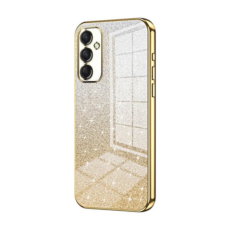 Gradient Glitter Powder Electroplated Phone Case, For Samsung Galaxy S23 FE 5G, For Samsung Galaxy F14 5G, For Samsung Galaxy M14, For Samsung Galaxy A24 4G, For Samsung Galaxy A34 5G, For Samsung Galaxy A54 5G
