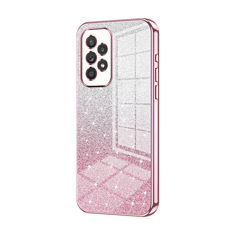 Gradient Glitter Powder Electroplated Phone Case, For Samsung Galaxy A23, For Samsung Galaxy A53 5G, For Samsung Galaxy A33 5G, For Samsung Galaxy A13 4G, For Samsung Galaxy S22 Ultra 5G, For Samsung Galaxy S22+ 5G