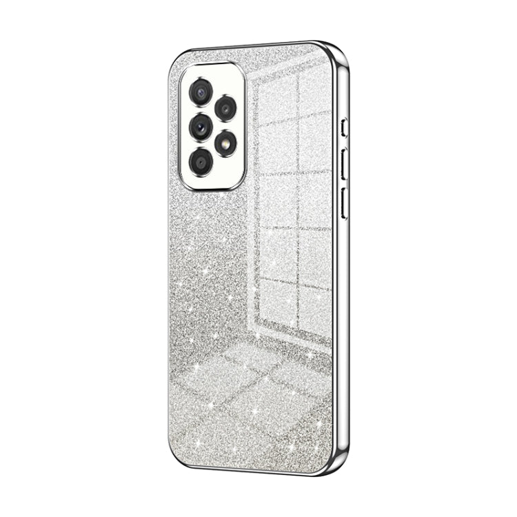 Gradient Glitter Powder Electroplated Phone Case, For Samsung Galaxy A23, For Samsung Galaxy A53 5G, For Samsung Galaxy A33 5G, For Samsung Galaxy A13 4G, For Samsung Galaxy S22 Ultra 5G, For Samsung Galaxy S22+ 5G