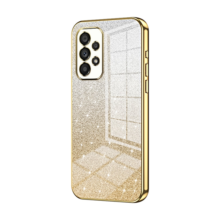 Gradient Glitter Powder Electroplated Phone Case, For Samsung Galaxy A23, For Samsung Galaxy A53 5G, For Samsung Galaxy A33 5G, For Samsung Galaxy A13 4G, For Samsung Galaxy S22 Ultra 5G, For Samsung Galaxy S22+ 5G
