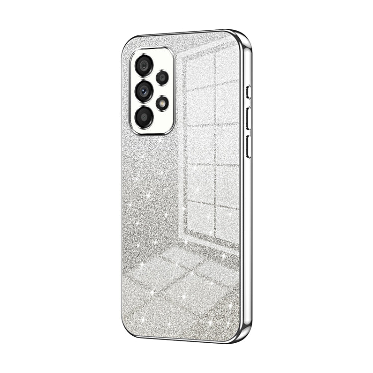 Gradient Glitter Powder Electroplated Phone Case, For Samsung Galaxy A23, For Samsung Galaxy A53 5G, For Samsung Galaxy A33 5G, For Samsung Galaxy A13 4G, For Samsung Galaxy S22 Ultra 5G, For Samsung Galaxy S22+ 5G