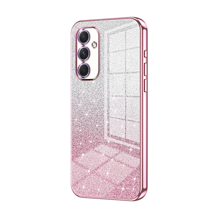 Gradient Glitter Powder Electroplated Phone Case, For Samsung Galaxy S23 FE 5G, For Samsung Galaxy F14 5G, For Samsung Galaxy M14, For Samsung Galaxy A24 4G, For Samsung Galaxy A34 5G, For Samsung Galaxy A54 5G