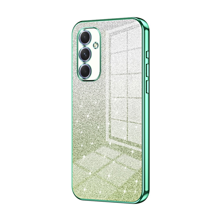 Gradient Glitter Powder Electroplated Phone Case, For Samsung Galaxy S23 FE 5G, For Samsung Galaxy F14 5G, For Samsung Galaxy M14, For Samsung Galaxy A24 4G, For Samsung Galaxy A34 5G, For Samsung Galaxy A54 5G