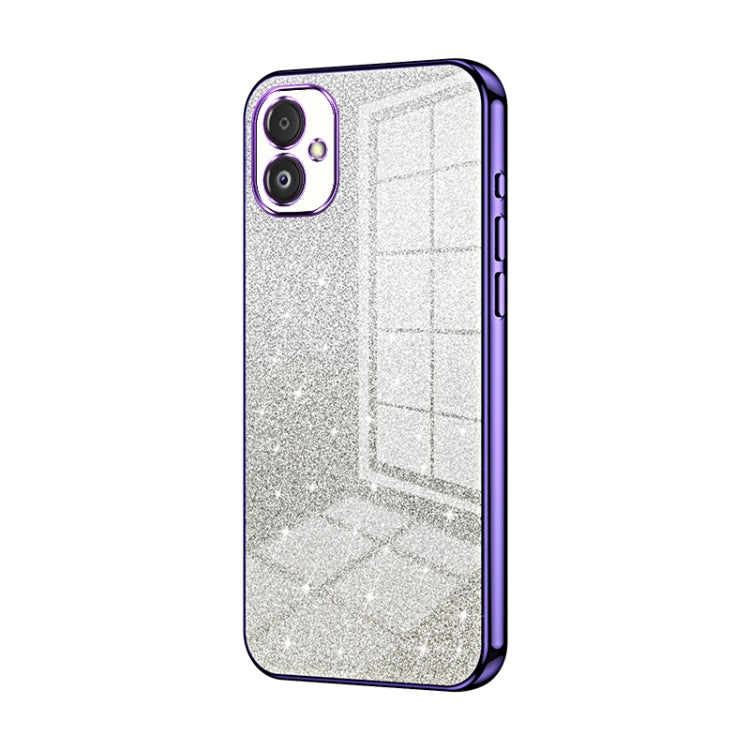 Gradient Glitter Powder Electroplated Phone Case, For Samsung Galaxy S23 FE 5G, For Samsung Galaxy F14 5G, For Samsung Galaxy M14, For Samsung Galaxy A24 4G, For Samsung Galaxy A34 5G, For Samsung Galaxy A54 5G