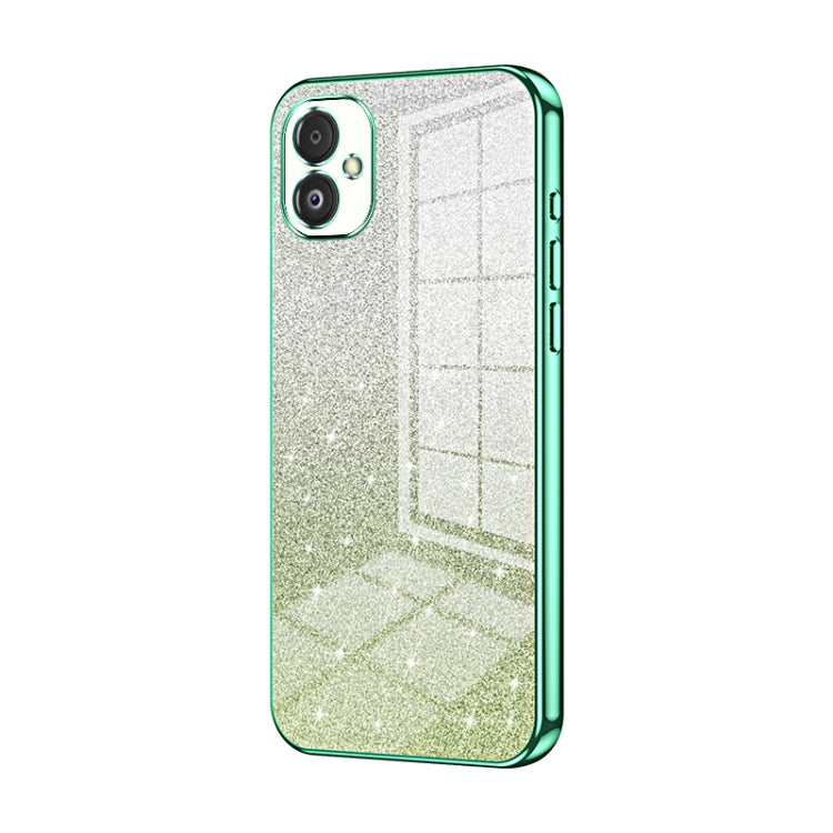 Gradient Glitter Powder Electroplated Phone Case, For Samsung Galaxy S23 FE 5G, For Samsung Galaxy F14 5G, For Samsung Galaxy M14, For Samsung Galaxy A24 4G, For Samsung Galaxy A34 5G, For Samsung Galaxy A54 5G