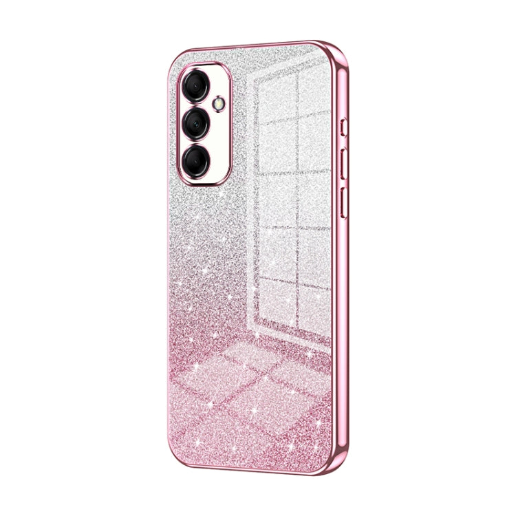 Gradient Glitter Powder Electroplated Phone Case, For Samsung Galaxy S23 FE 5G, For Samsung Galaxy F14 5G, For Samsung Galaxy M14, For Samsung Galaxy A24 4G, For Samsung Galaxy A34 5G, For Samsung Galaxy A54 5G