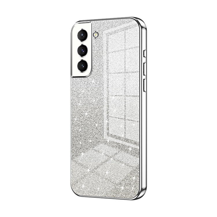 Gradient Glitter Powder Electroplated Phone Case, For Samsung Galaxy A52 5G, For Samsung Galaxy S21 5G, For Samsung Galaxy S21+ 5G, For Samsung Galaxy S21 Ultra 5G
