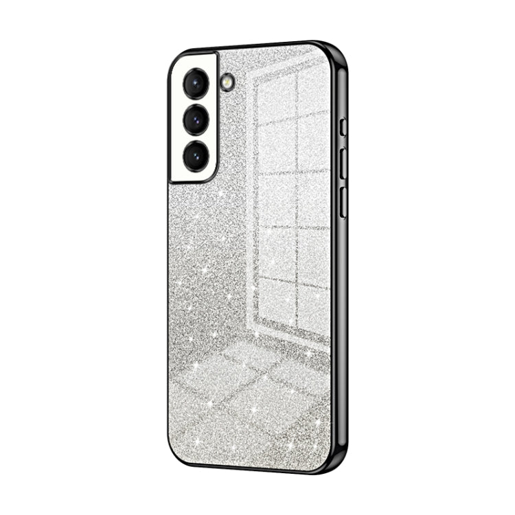 Gradient Glitter Powder Electroplated Phone Case, For Samsung Galaxy A52 5G, For Samsung Galaxy S21 5G, For Samsung Galaxy S21+ 5G, For Samsung Galaxy S21 Ultra 5G