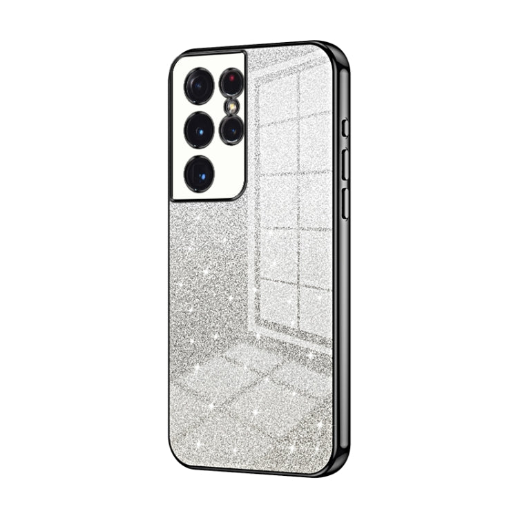 Gradient Glitter Powder Electroplated Phone Case, For Samsung Galaxy A52 5G, For Samsung Galaxy S21 5G, For Samsung Galaxy S21+ 5G, For Samsung Galaxy S21 Ultra 5G