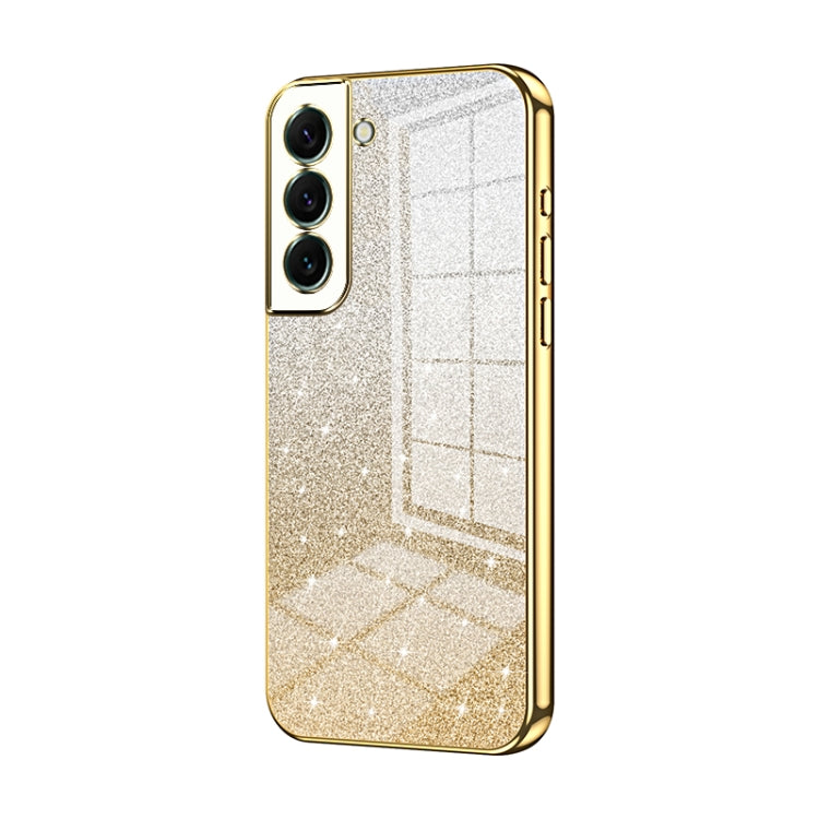 Gradient Glitter Powder Electroplated Phone Case, For Samsung Galaxy A23, For Samsung Galaxy A53 5G, For Samsung Galaxy A33 5G, For Samsung Galaxy A13 4G, For Samsung Galaxy S22 Ultra 5G, For Samsung Galaxy S22+ 5G