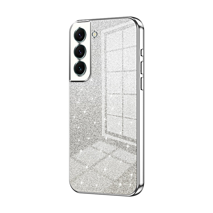 Gradient Glitter Powder Electroplated Phone Case, For Samsung Galaxy A23, For Samsung Galaxy A53 5G, For Samsung Galaxy A33 5G, For Samsung Galaxy A13 4G, For Samsung Galaxy S22 Ultra 5G, For Samsung Galaxy S22+ 5G