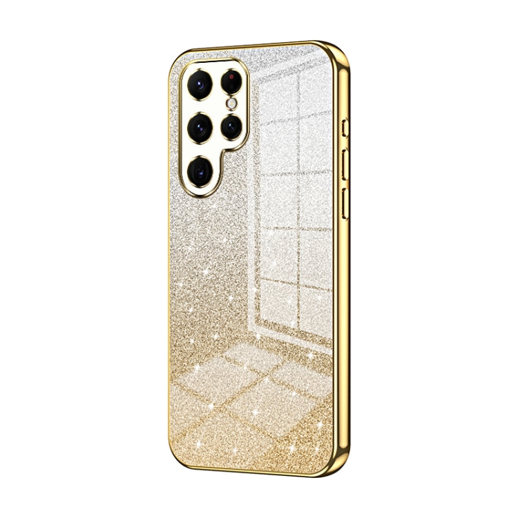 Gradient Glitter Powder Electroplated Phone Case, For Samsung Galaxy A23, For Samsung Galaxy A53 5G, For Samsung Galaxy A33 5G, For Samsung Galaxy A13 4G, For Samsung Galaxy S22 Ultra 5G, For Samsung Galaxy S22+ 5G