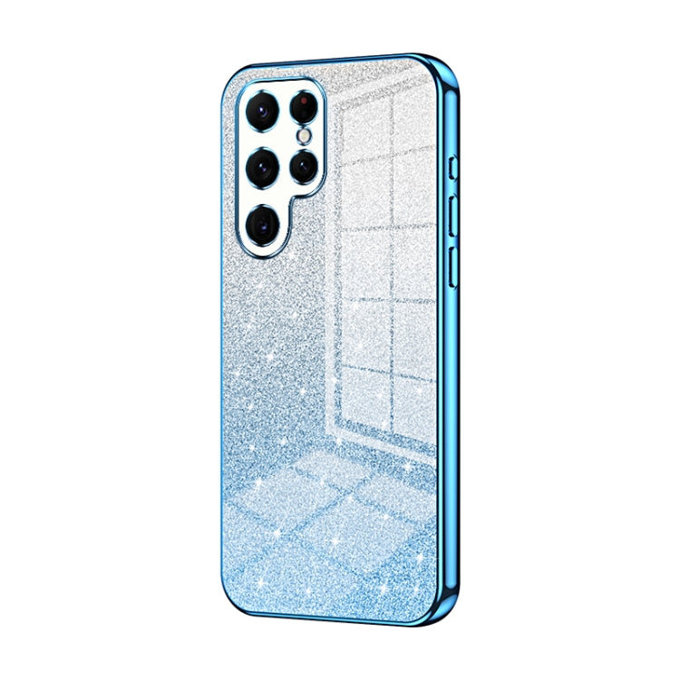 Gradient Glitter Powder Electroplated Phone Case, For Samsung Galaxy A23, For Samsung Galaxy A53 5G, For Samsung Galaxy A33 5G, For Samsung Galaxy A13 4G, For Samsung Galaxy S22 Ultra 5G, For Samsung Galaxy S22+ 5G