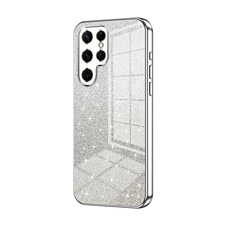 Gradient Glitter Powder Electroplated Phone Case, For Samsung Galaxy A23, For Samsung Galaxy A53 5G, For Samsung Galaxy A33 5G, For Samsung Galaxy A13 4G, For Samsung Galaxy S22 Ultra 5G, For Samsung Galaxy S22+ 5G