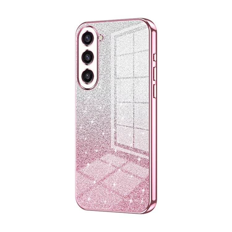 Gradient Glitter Powder Electroplated Phone Case, For Samsung Galaxy S23 Ultra 5G, For Samsung Galaxy S23+ 5G, For Samsung Galaxy S23 5G, For Samsung Galaxy A14 5G, For Samsung Galaxy A12 4G / 5G, For Samsung Galaxy A13 5G / A04s