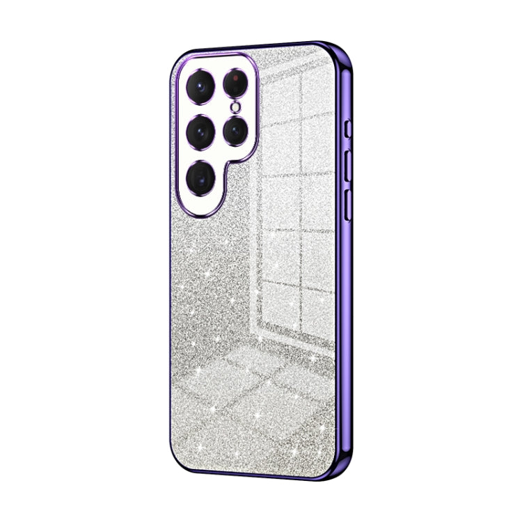 Gradient Glitter Powder Electroplated Phone Case, For Samsung Galaxy S23 Ultra 5G, For Samsung Galaxy S23+ 5G, For Samsung Galaxy S23 5G, For Samsung Galaxy A14 5G, For Samsung Galaxy A12 4G / 5G, For Samsung Galaxy A13 5G / A04s