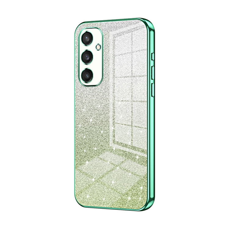Gradient Glitter Powder Electroplated Phone Case, For Samsung Galaxy C55, For Samsung Galaxy S24 Ultra 5G, For Samsung Galaxy S24+ 5G, For Samsung Galaxy S24 5G, For Samsung Galaxy A05, For Samsung Galaxy A05s
