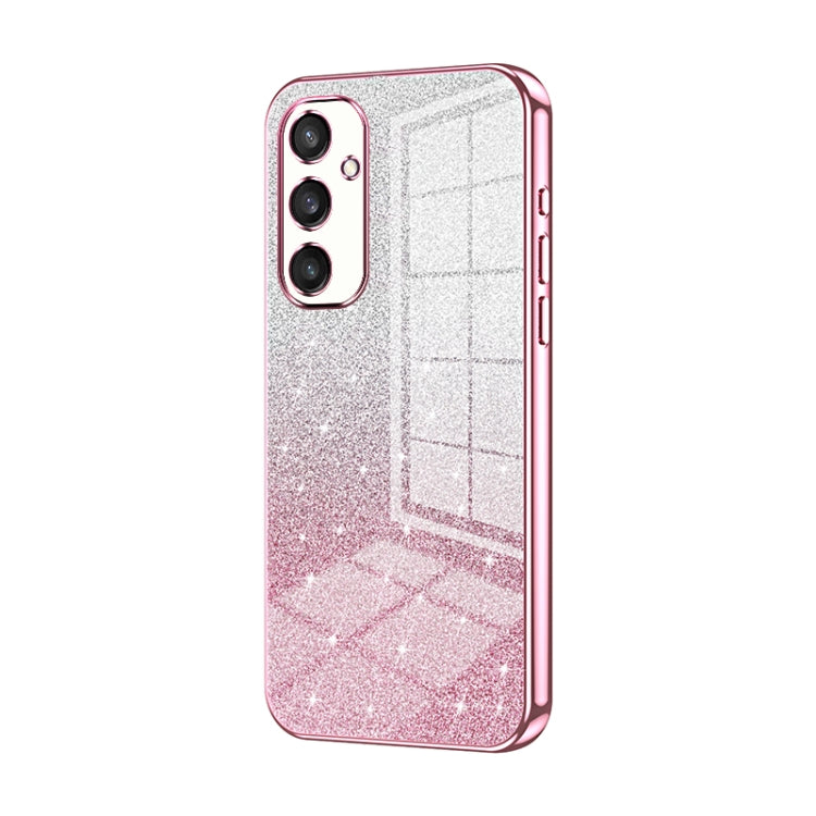 Gradient Glitter Powder Electroplated Phone Case, For Samsung Galaxy C55, For Samsung Galaxy S24 Ultra 5G, For Samsung Galaxy S24+ 5G, For Samsung Galaxy S24 5G, For Samsung Galaxy A05, For Samsung Galaxy A05s