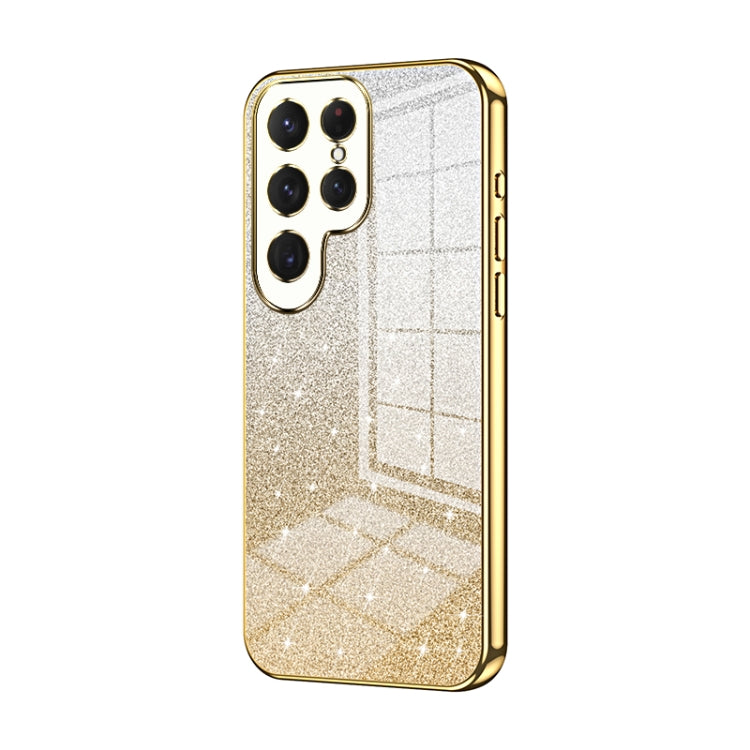 Gradient Glitter Powder Electroplated Phone Case, For Samsung Galaxy C55, For Samsung Galaxy S24 Ultra 5G, For Samsung Galaxy S24+ 5G, For Samsung Galaxy S24 5G, For Samsung Galaxy A05, For Samsung Galaxy A05s