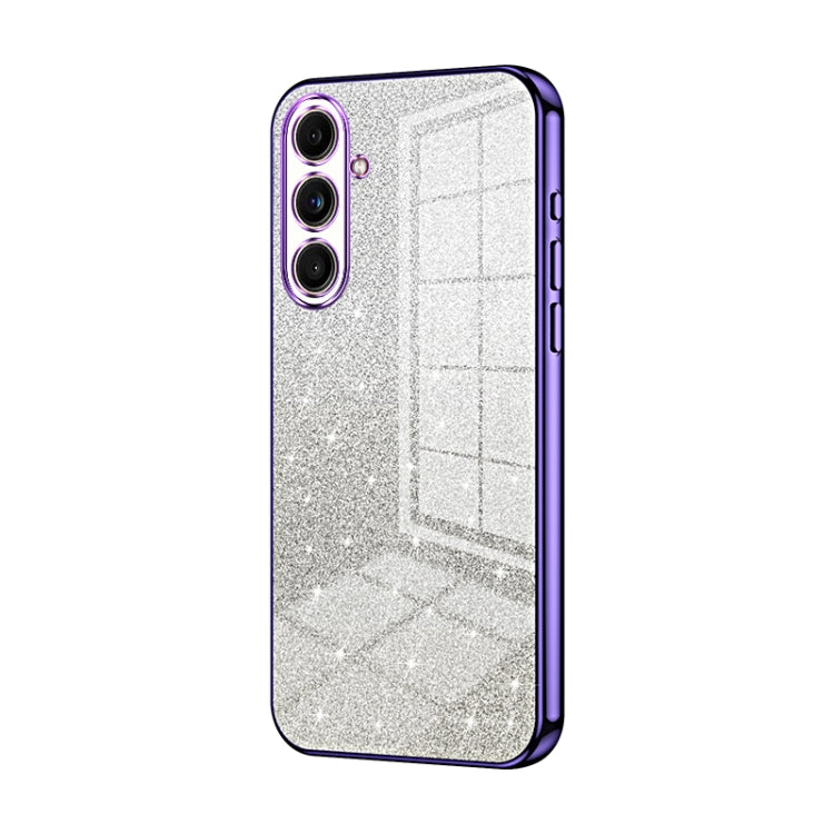 Gradient Glitter Powder Electroplated Phone Case, For Samsung Galaxy C55, For Samsung Galaxy S24 Ultra 5G, For Samsung Galaxy S24+ 5G, For Samsung Galaxy S24 5G, For Samsung Galaxy A05, For Samsung Galaxy A05s