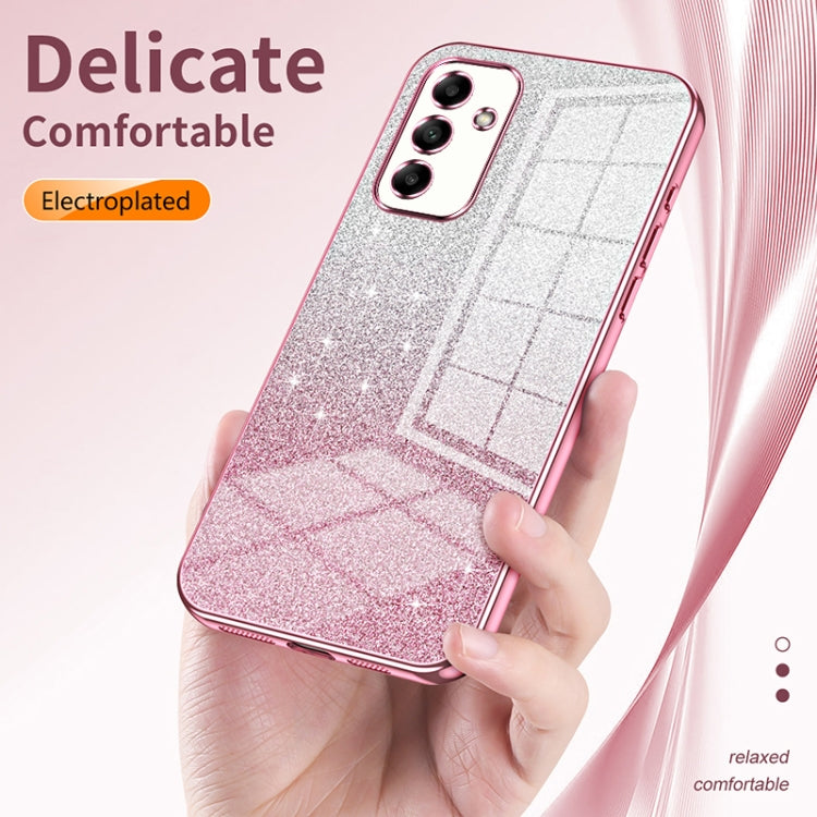 Gradient Glitter Powder Electroplated Phone Case, For Samsung Galaxy A52 5G, For Samsung Galaxy S21 5G, For Samsung Galaxy S21+ 5G, For Samsung Galaxy S21 Ultra 5G