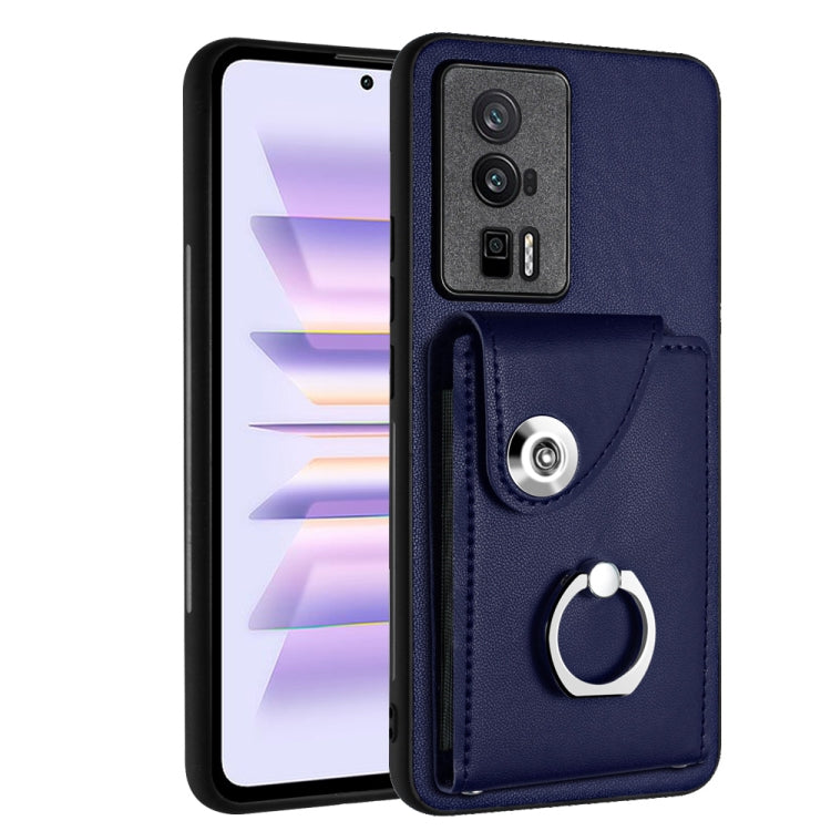 Organ Card Bag Ring Holder PU Phone Case, For Xiaomi Redmi 12 4G Global, For Xiaomi Poco F5 5G/Redmi Note 12 Turbo, For Xiaomi Poco F5 Pro/Redmi K60/K60 Pro, For Xiaomi Redmi Note 12S 4G Global, For Xiaomi Redmi Note 12 Pro+ 5G Global                  ...