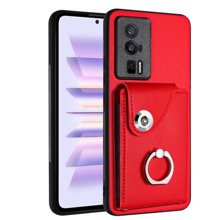 Organ Card Bag Ring Holder PU Phone Case, For Xiaomi Redmi 12 4G Global, For Xiaomi Poco F5 5G/Redmi Note 12 Turbo, For Xiaomi Poco F5 Pro/Redmi K60/K60 Pro, For Xiaomi Redmi Note 12S 4G Global, For Xiaomi Redmi Note 12 Pro+ 5G Global                  ...