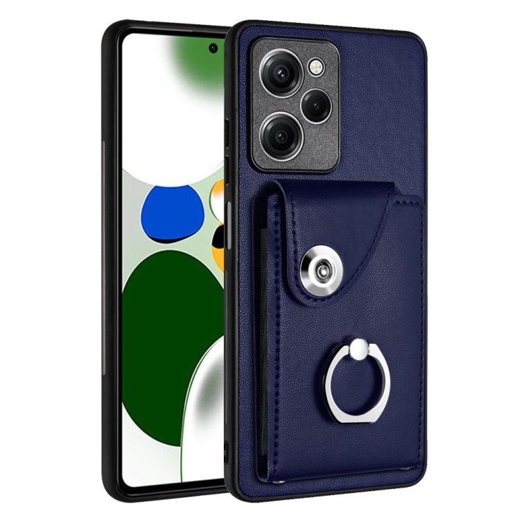Organ Card Bag Ring Holder PU Phone Case, For Xiaomi Redmi 12 4G Global, For Xiaomi Poco F5 5G/Redmi Note 12 Turbo, For Xiaomi Poco F5 Pro/Redmi K60/K60 Pro, For Xiaomi Redmi Note 12S 4G Global, For Xiaomi Redmi Note 12 Pro+ 5G Global                  ...