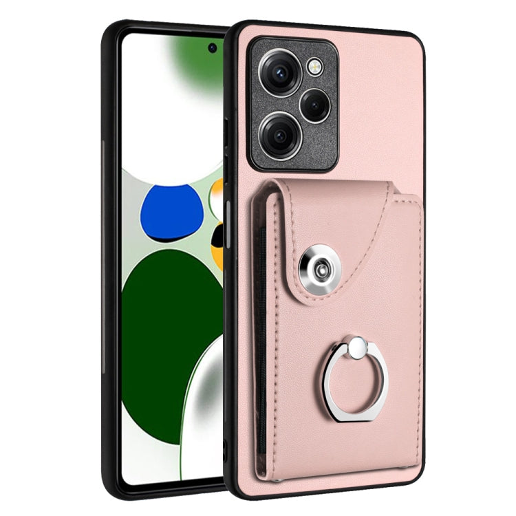 Organ Card Bag Ring Holder PU Phone Case, For Xiaomi Redmi 12 4G Global, For Xiaomi Poco F5 5G/Redmi Note 12 Turbo, For Xiaomi Poco F5 Pro/Redmi K60/K60 Pro, For Xiaomi Redmi Note 12S 4G Global, For Xiaomi Redmi Note 12 Pro+ 5G Global                  ...