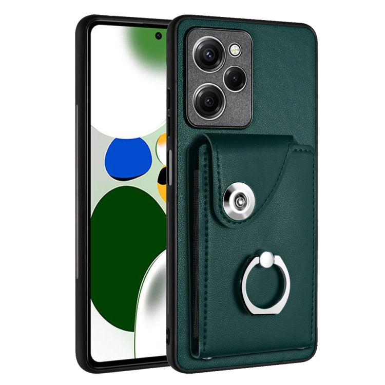 Organ Card Bag Ring Holder PU Phone Case, For Xiaomi Redmi 12 4G Global, For Xiaomi Poco F5 5G/Redmi Note 12 Turbo, For Xiaomi Poco F5 Pro/Redmi K60/K60 Pro, For Xiaomi Redmi Note 12S 4G Global, For Xiaomi Redmi Note 12 Pro+ 5G Global                  ...