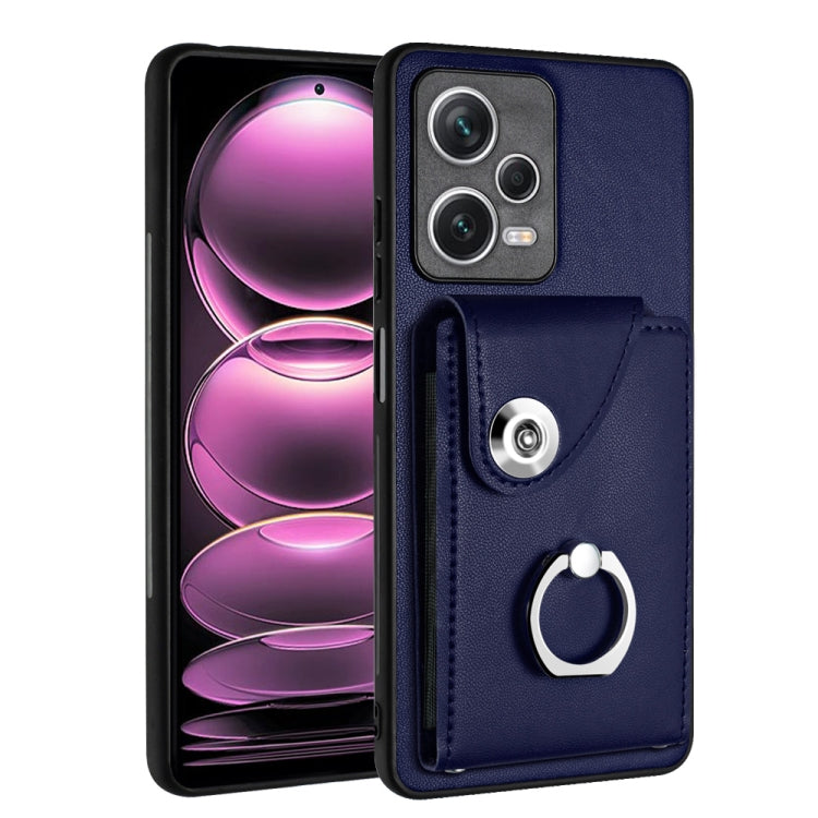 Organ Card Bag Ring Holder PU Phone Case, For Xiaomi Redmi 12 4G Global, For Xiaomi Poco F5 5G/Redmi Note 12 Turbo, For Xiaomi Poco F5 Pro/Redmi K60/K60 Pro, For Xiaomi Redmi Note 12S 4G Global, For Xiaomi Redmi Note 12 Pro+ 5G Global                  ...
