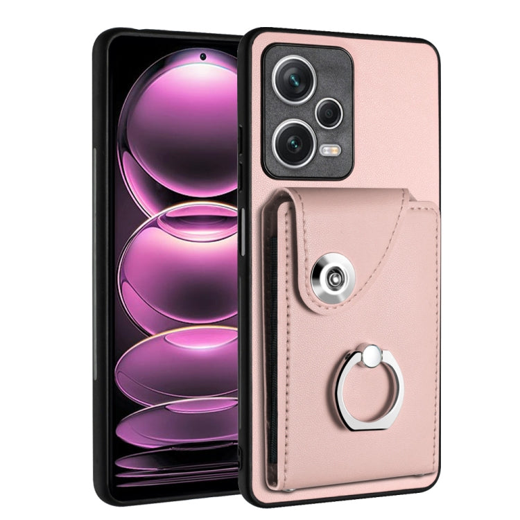 Organ Card Bag Ring Holder PU Phone Case, For Xiaomi Redmi 12 4G Global, For Xiaomi Poco F5 5G/Redmi Note 12 Turbo, For Xiaomi Poco F5 Pro/Redmi K60/K60 Pro, For Xiaomi Redmi Note 12S 4G Global, For Xiaomi Redmi Note 12 Pro+ 5G Global                  ...