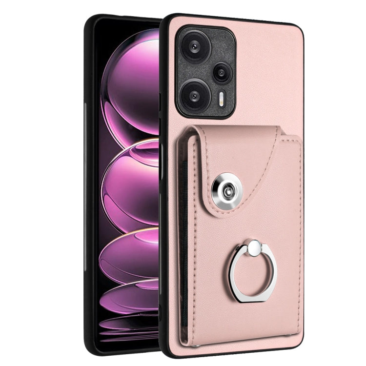 Organ Card Bag Ring Holder PU Phone Case, For Xiaomi Redmi 12 4G Global, For Xiaomi Poco F5 5G/Redmi Note 12 Turbo, For Xiaomi Poco F5 Pro/Redmi K60/K60 Pro, For Xiaomi Redmi Note 12S 4G Global, For Xiaomi Redmi Note 12 Pro+ 5G Global                  ...
