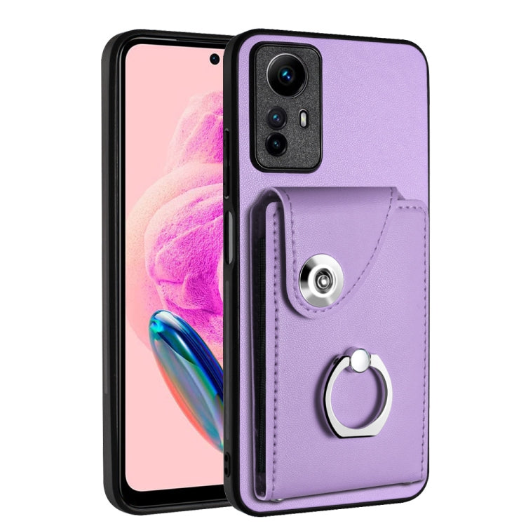 Organ Card Bag Ring Holder PU Phone Case, For Xiaomi Redmi 12 4G Global, For Xiaomi Poco F5 5G/Redmi Note 12 Turbo, For Xiaomi Poco F5 Pro/Redmi K60/K60 Pro, For Xiaomi Redmi Note 12S 4G Global, For Xiaomi Redmi Note 12 Pro+ 5G Global                  ...