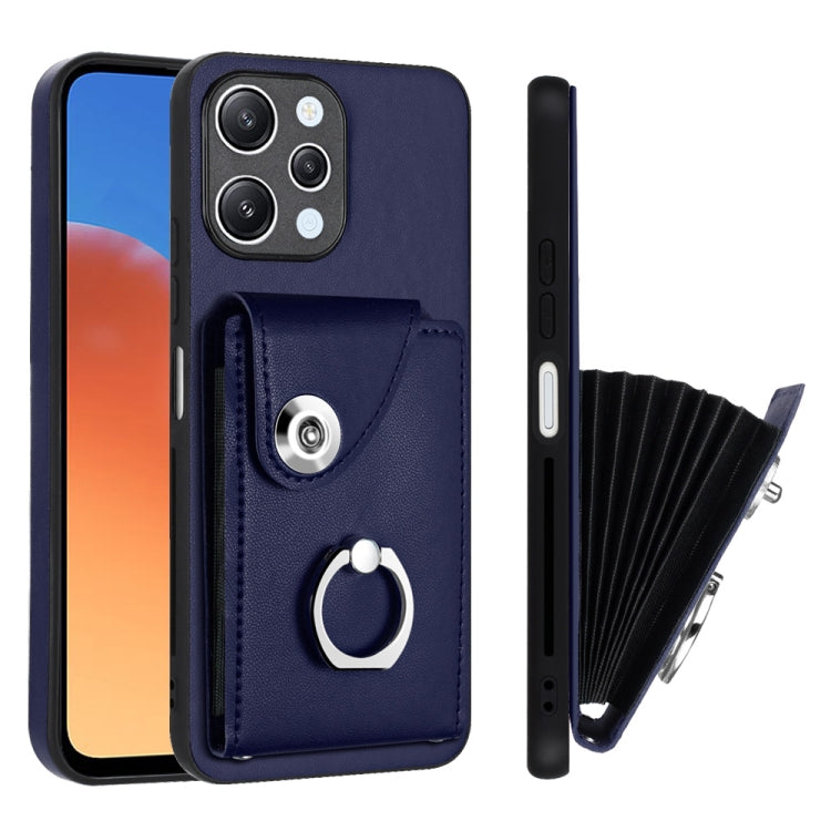 Organ Card Bag Ring Holder PU Phone Case, For Xiaomi Redmi 12 4G Global, For Xiaomi Poco F5 5G/Redmi Note 12 Turbo, For Xiaomi Poco F5 Pro/Redmi K60/K60 Pro, For Xiaomi Redmi Note 12S 4G Global, For Xiaomi Redmi Note 12 Pro+ 5G Global                  ...
