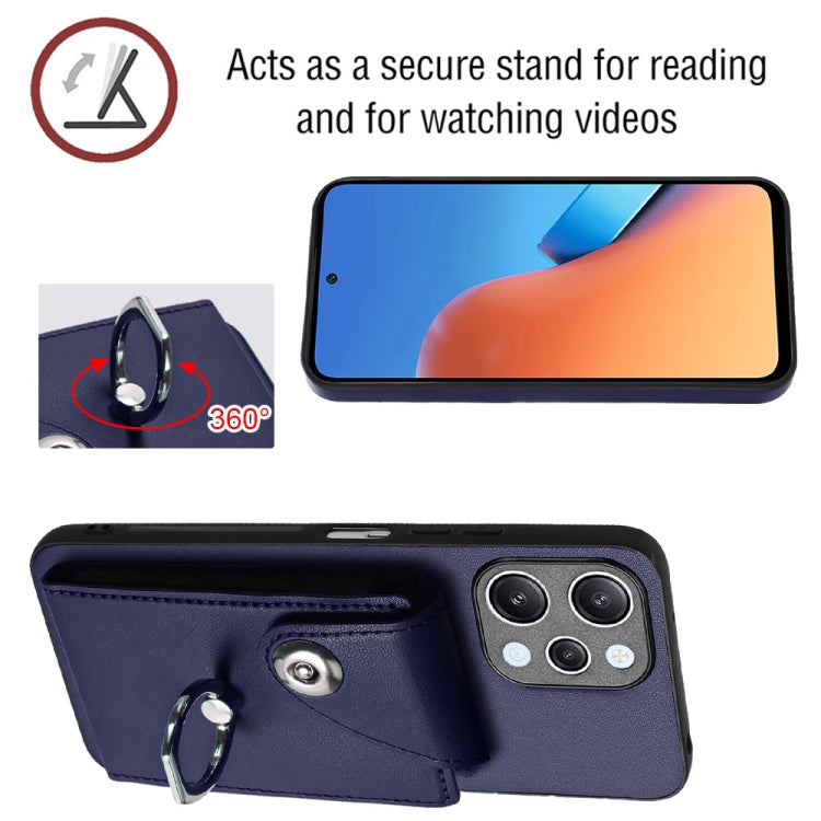 Organ Card Bag Ring Holder PU Phone Case, For Xiaomi Redmi 12 4G Global, For Xiaomi Poco F5 5G/Redmi Note 12 Turbo, For Xiaomi Poco F5 Pro/Redmi K60/K60 Pro, For Xiaomi Redmi Note 12S 4G Global, For Xiaomi Redmi Note 12 Pro+ 5G Global                  ...
