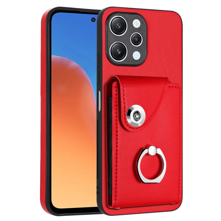 Organ Card Bag Ring Holder PU Phone Case, For Xiaomi Redmi 12 4G Global, For Xiaomi Poco F5 5G/Redmi Note 12 Turbo, For Xiaomi Poco F5 Pro/Redmi K60/K60 Pro, For Xiaomi Redmi Note 12S 4G Global, For Xiaomi Redmi Note 12 Pro+ 5G Global                  ...