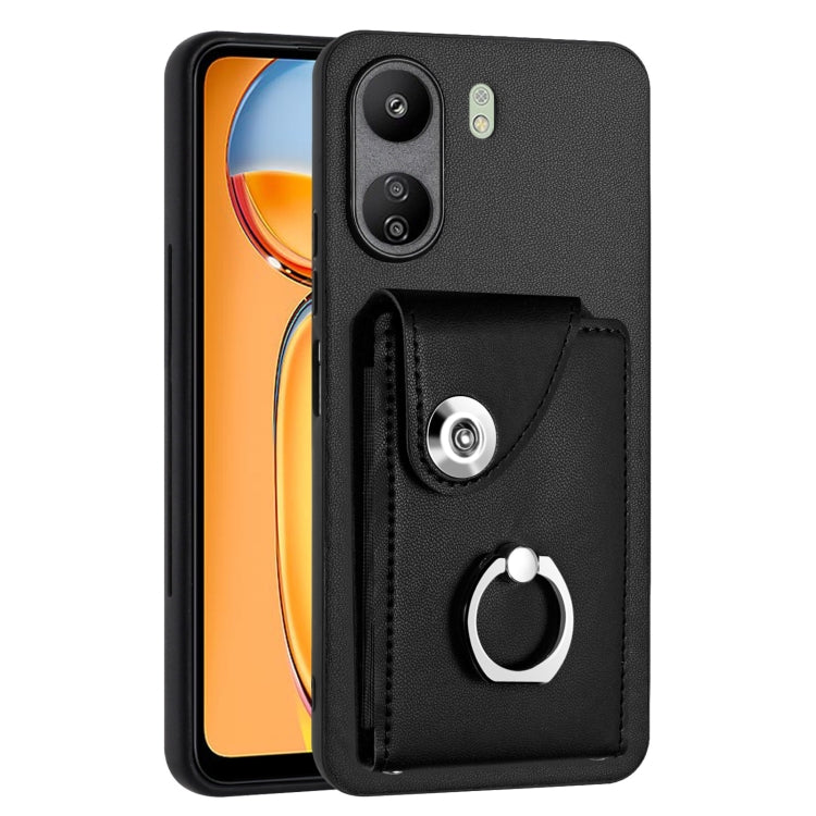 Organ Card Bag Ring Holder PU Phone Case, For Xiaomi Redmi A3 4G, For Xiaomi Redmi Note 13 Pro 4G Global, For Xiaomi Redmi Note 13 4G Global, For Xiaomi Redmi 13C 5G / Redmi 13R, For Xiaomi Redmi 13C 4G / Poco C65, For Xiaomi Redmi Note 13 5G Global   ...