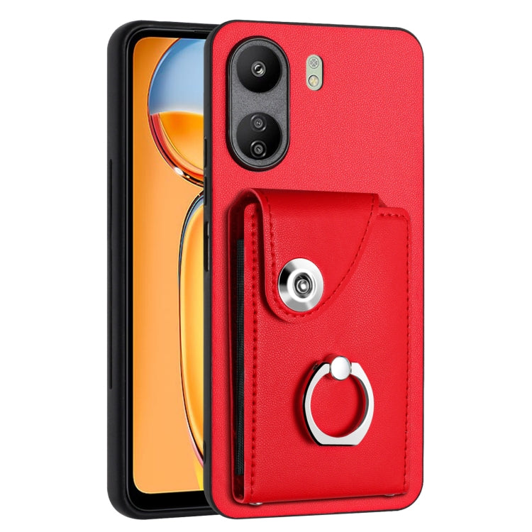 Organ Card Bag Ring Holder PU Phone Case, For Xiaomi Redmi A3 4G, For Xiaomi Redmi Note 13 Pro 4G Global, For Xiaomi Redmi Note 13 4G Global, For Xiaomi Redmi 13C 5G / Redmi 13R, For Xiaomi Redmi 13C 4G / Poco C65, For Xiaomi Redmi Note 13 5G Global   ...